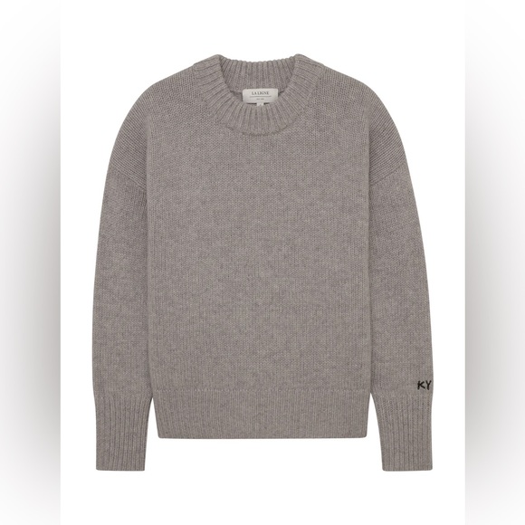 La Ligne Marin Gray Women's Crew Neck Sweater sz XS